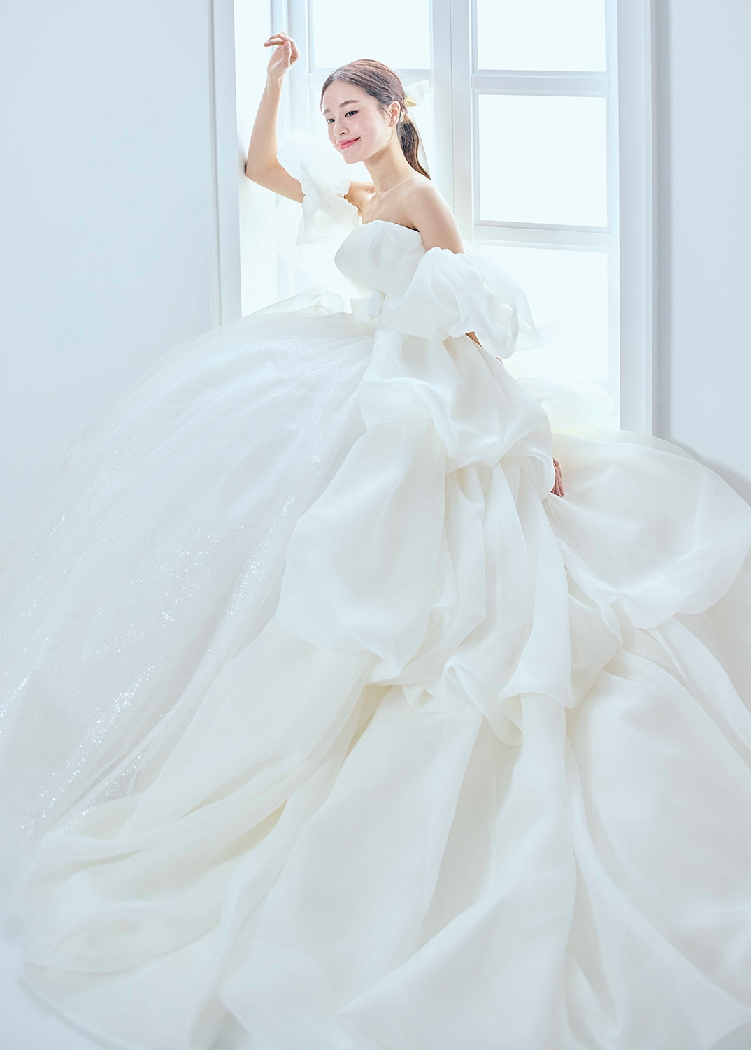 KIYOKO HATA KH-0578 プリンセスラインドレス ホワイト