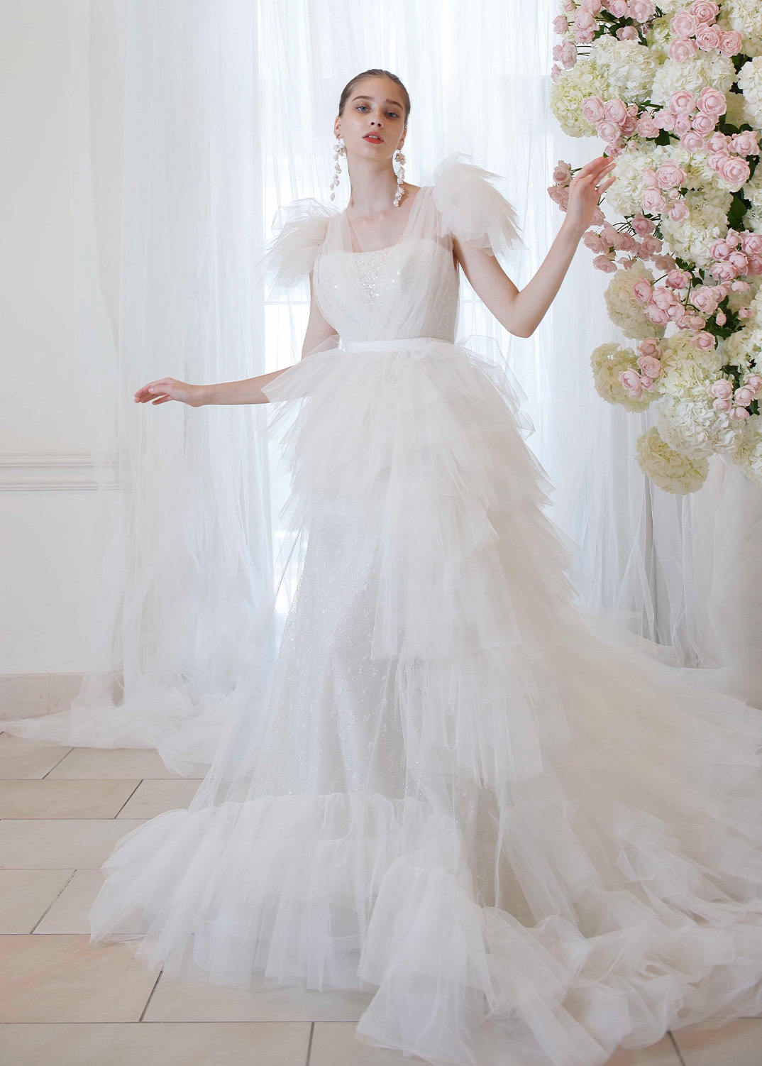 定価38万‼️7号KIYOKO HATA キヨコハタ大人可愛いWドレス 最高に可愛い♡ KIYOKO HATA × marry コラボドレス新作入荷