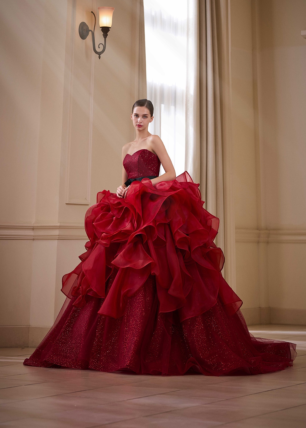 kiyoko 世界に1点　ボタニカル　染め単衣　秋、春コーディネート KH-9032_RED_4.jpg