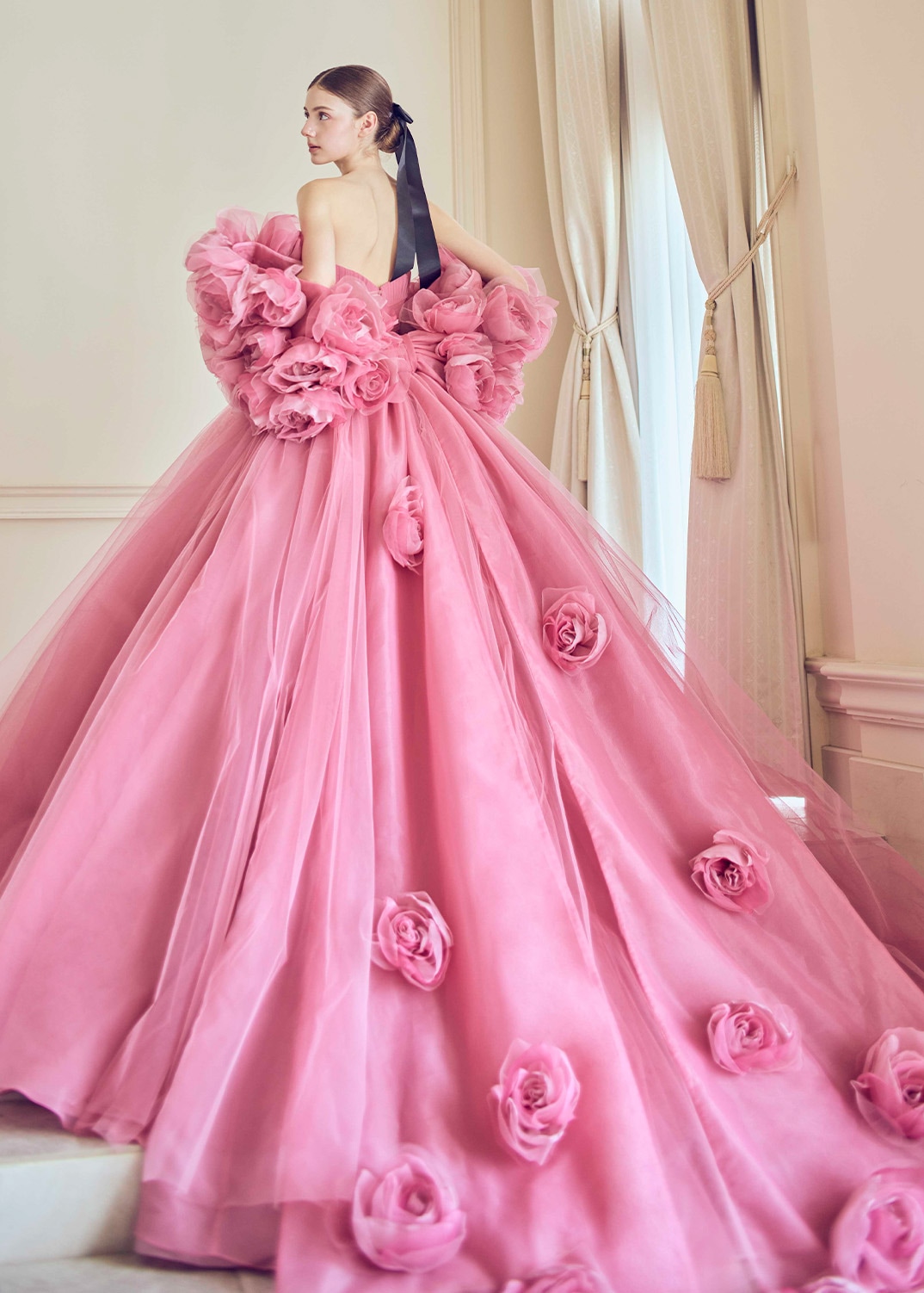 kiyoko 世界に1点　ボタニカル　染め単衣　秋、春コーディネート KH-9032_RED_4.jpg