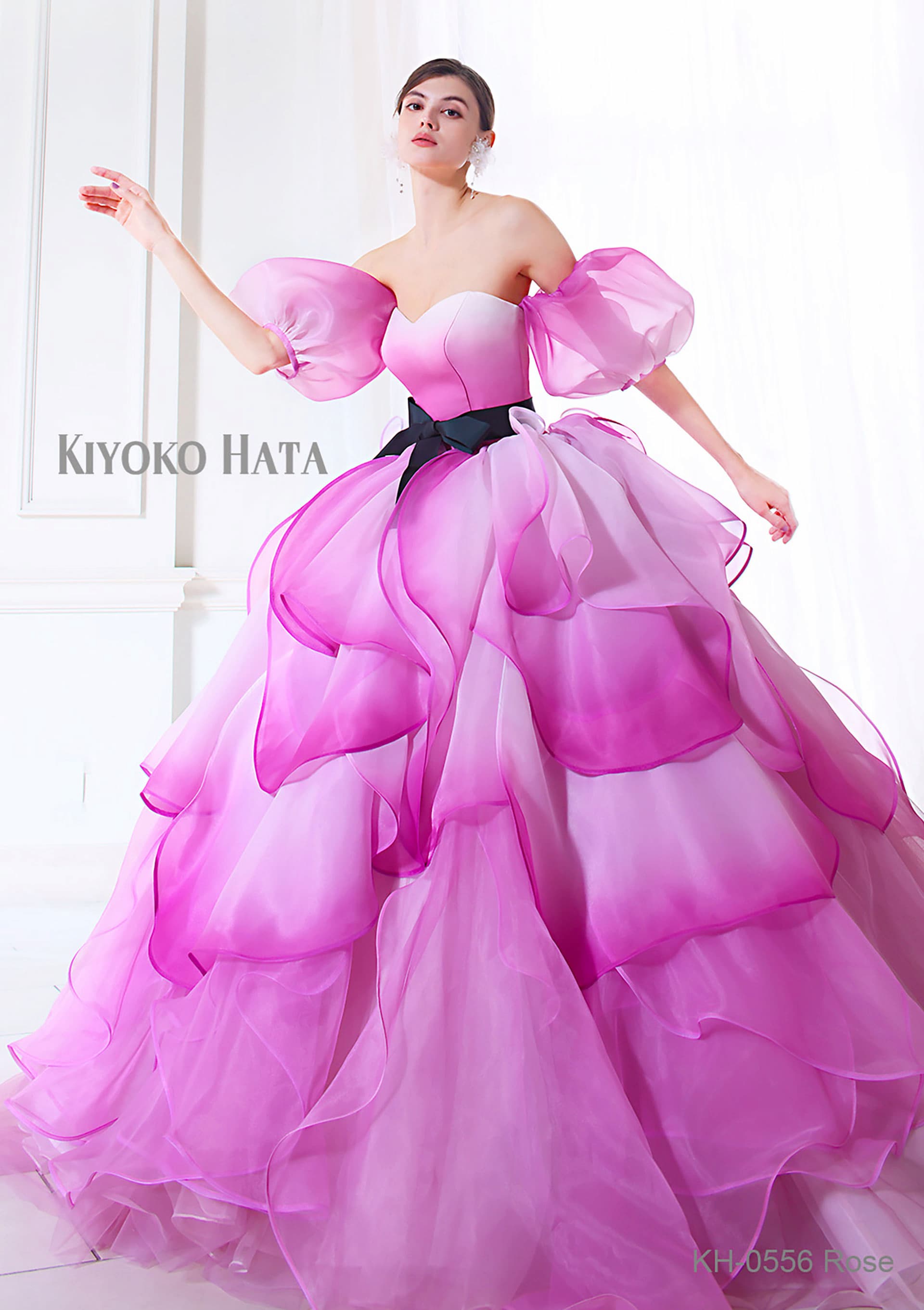 キヨコハタ ウェディングドレス カラードレス くすみカラー - ウェディング